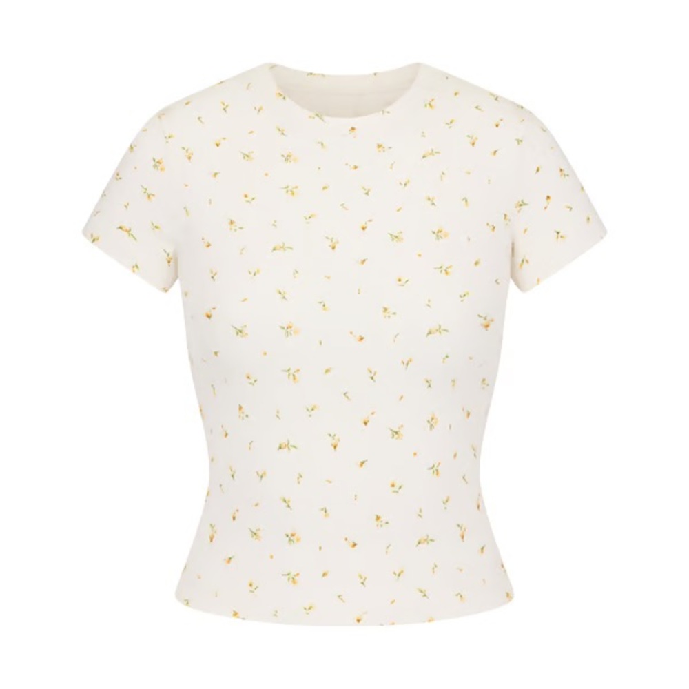 Skims Cotton Rib T-Shirt